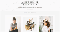 Desktop Screenshot of nikkimoorephotography.com